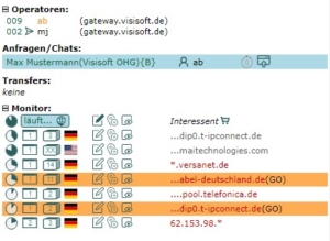 Neues Design der Operator-Konsole