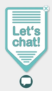 Chatbutton mit Attentiongrabber