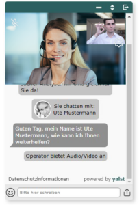 AudioVideoChat im Kompaktmodus